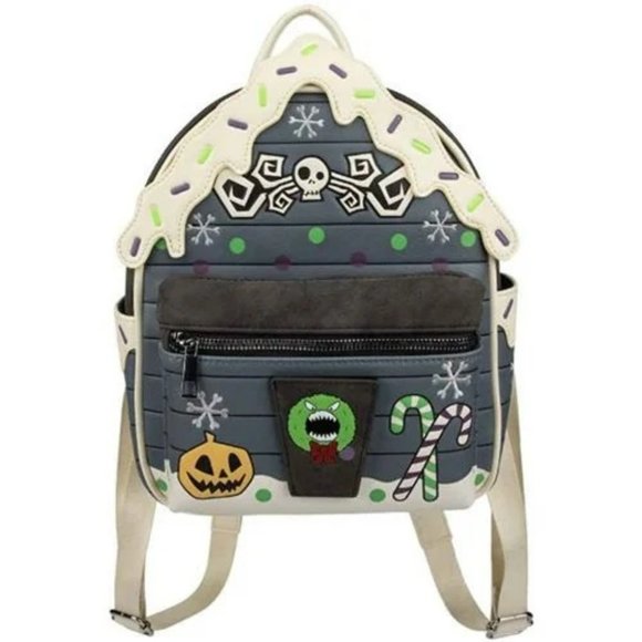 The Nightmare Before Christmas Gingerbread House Mini-Backpack - Picture 1 of 8